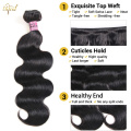 URFIRST Body Wave Bundles With Closure Brazilian Hair Weave Bundles With Closure Human Hair Bundles With Closure Hair Extensions