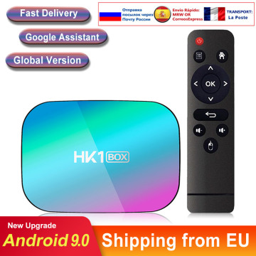 Android smart tv box Android 9.0 hk1 box Amlogic S905X3 8K Dual Wifi BT Fast smart tv Set top box PK HK1MAX H96 iptv