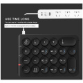 B.O.W Portable Slim Mini Number Pad,22 Keys 2.4Ghz Wireless USB Numeric Keypad Keyboard for Laptop Desktop PC Notebook