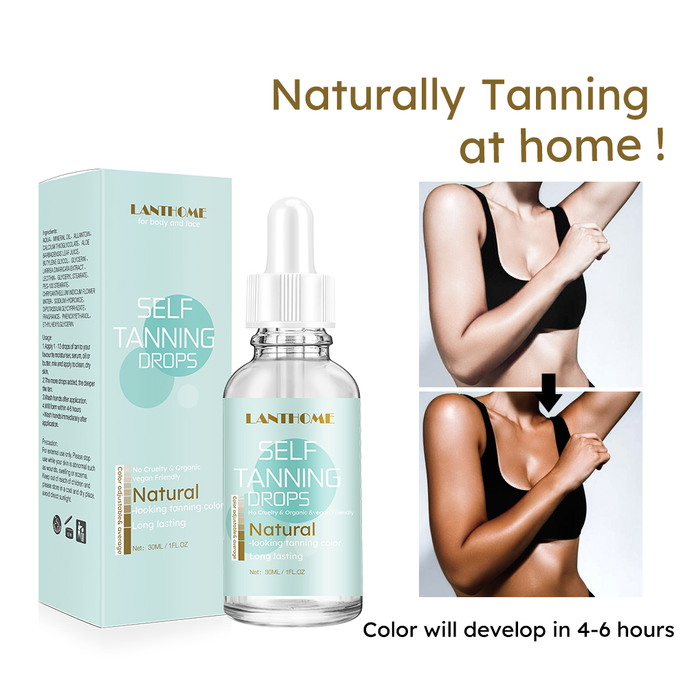 Sun Tan Oil Self Tanner Tanning Drops Salon Bronzer for The Body Sunblock Makeup Foundation Fast Spray Tanner Lotion