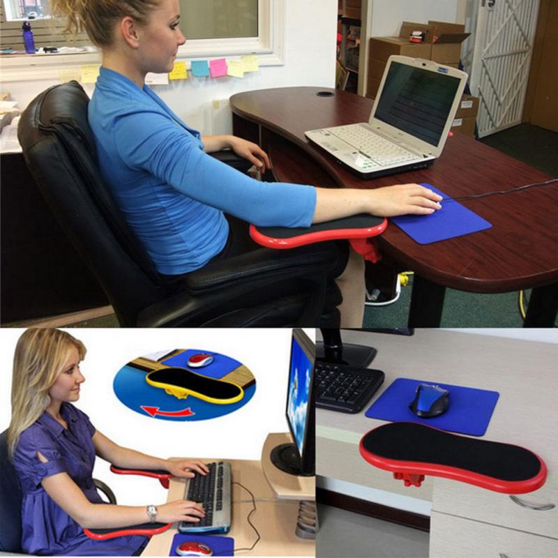 Arm Shoulder Protect Armrest Pad Desk Attachable Computer Table Arm Support Mouse Pads Arm Wrist Rests Extender For Table