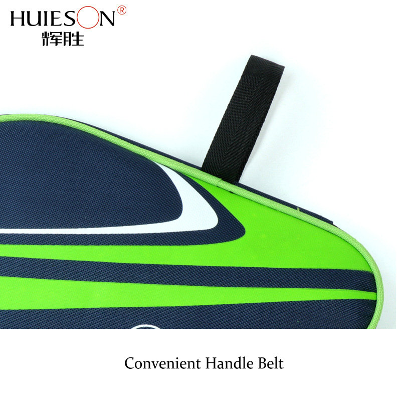 Huieson Table Tennis Racket Container Bag Gourd Shape for FL Handle Racket 4-7 Balls Big Capacity Table Tennis Case