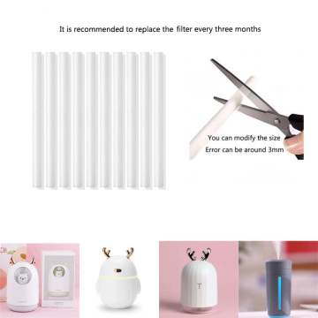 Customize 10/20/30/50pc Air Humidifier Aroma Diffuser Filters Mist Maker Replace Parts Cotton Swabs Air Humidifiers Aroma Filter