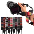 3 in 1 Camera Straps Vintage Hippie Style Canvas Shoulder Neck Durable Cotton for Nikon/Pentax/Sony/Canon DSLR Camera