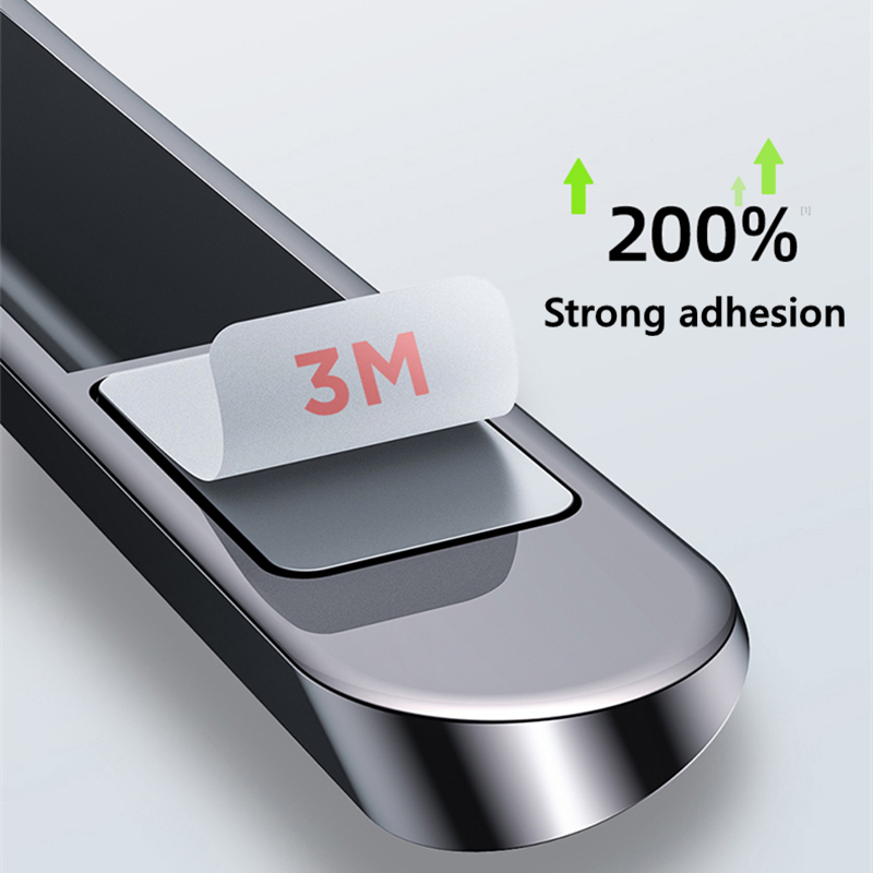 Hidden Car Styling Temporary Parking Card Metal Alloy Texture Auto Phone Number Card Plate Telephone Number Card Car Sticker