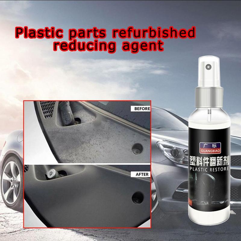 50ml Plastic parts wax instrument panel retreading Interior Renovated Automotive Maintenance agent Agent Plastic Coating Pa T8M3