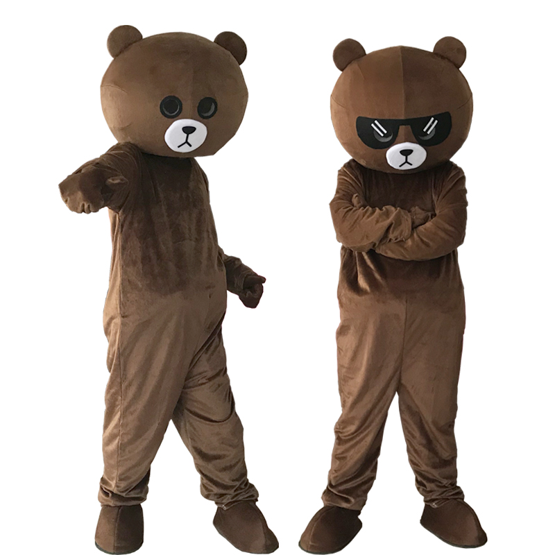 Teddy Bear Mascot Costume Suit Adult Cosplay Halloween Funny Party Game Dress Outfits Clothing Advertising Carnival Xmas Easter