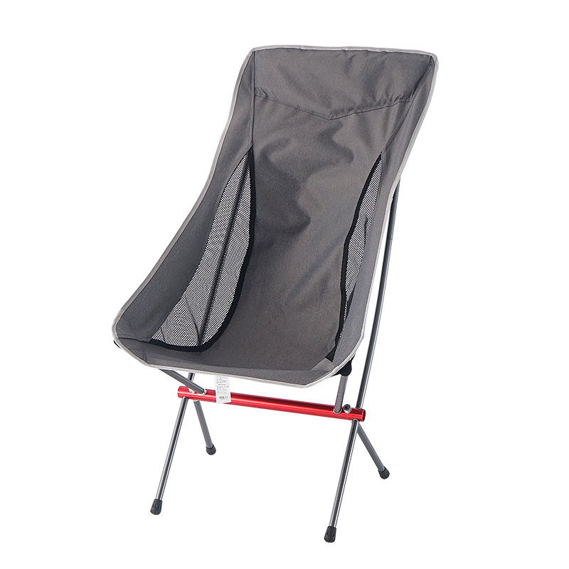 New Outdoor Folding Chair Heightening Moon Chair Portable Camping Fishing Chair Leisure Beach Chair Backrest Chair