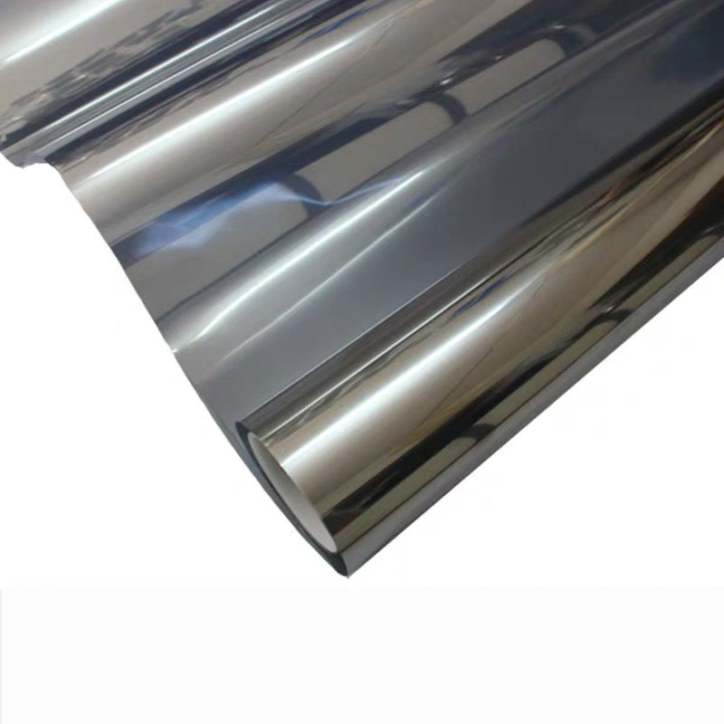 30*200cm Two Side Silver Solar Mirrored Window Film Sticker Reflective Anti UV One Way Privacy Decoration Film For Home Office