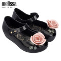 Mini Melissa Lovely Flower Girl Jelly Shoes Beach Sandals 2020 New Baby Shoes Melissa Sandals Kids Non-slip Princess