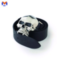 Zinc alloy skull head belt buckle for sale