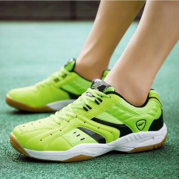 Men Women Breathable Court Badminton Shoes Volleyball Tennis Sneakers Professional Training Sport Shoes for Badminton Ping Pong