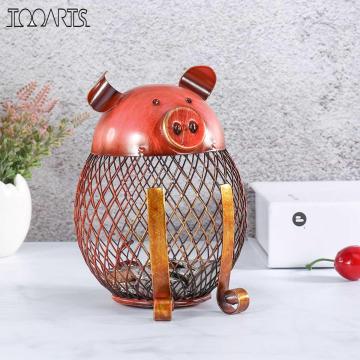 Piggy Bank pig Children Toy Bank Iron Coin bank Money bank moneybox Cash Saving Box new year gift For kids money box home decor