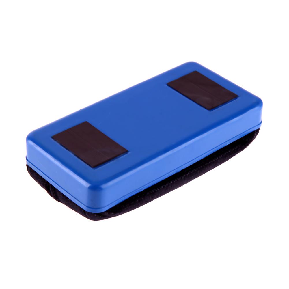 11x5x2.5cm Blue Flannel Magnetic Whiteboard Eraser Office Plastic Marker Cleaner Eraser for Office School Stationery Supplies