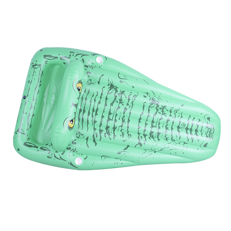 OEM crocodile floaties pool lounge Alligator inflatable float