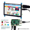 Hottest Selling 5 inch LCD Display Portable Monitor HD 800 x 480 Capacitive Touchscreen Raspberry Pi 4 Displays Touch Screen