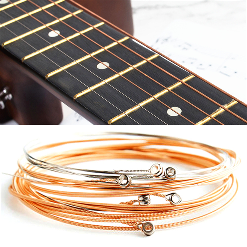 6pcs Pure Copper Strings 1-6 for Classical Classic Guitar Strings Steel Wire Classic Acoustic Folk Guitar Parts Accessories