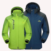 Spring Men's Women's Soft shell Windbreaker Jacket Hooded Waterproof Breathable Camping Jacket Climbing Fishing Outdoor Jacket