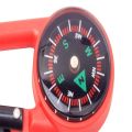 Sturdy Plastic Compass Carabiner Keychain Waterproof Pocket Size Key Ring Decor Outdoor Camping Gear Adventure Survival