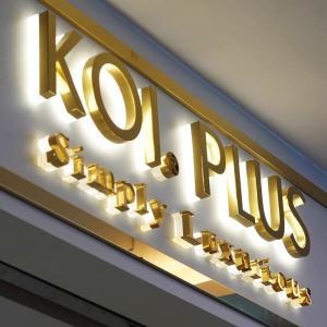 Backlit Led Letter Sign