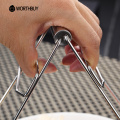 WORTHBUY Stainless Steel Plate Clips Anti-Scald Plate Clamps Bowl Dish Clips Tongs Pot Clip Kitchen Accessories Plate Holder