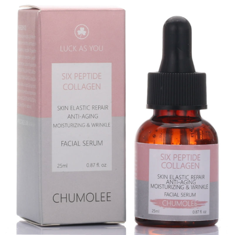 3pcs CHUMOLEE six peptides Face Serum Anti-Aging Wrinkle essence cream Moisturizing Whitening Firming Skin Care serum