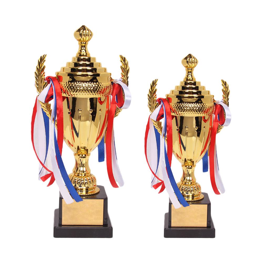 Trophy Cup Awards Medal Gold-plated Fantasy Football Trophy Cup Award Souvenir Trophy For Sports Meeting Competitions Supplies