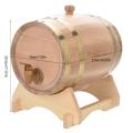 5L Vintage Wood Oak Timber Wine Barrel for Beer Whiskey Rum Port New 2020
