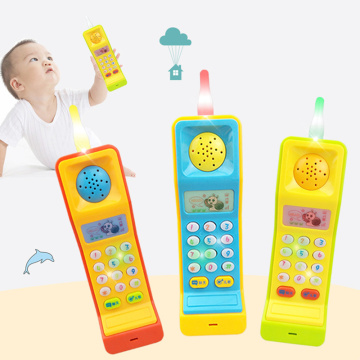 Baby Early Educational Toys Phone Musical Learning Machine Fun Electronic Toys for Kids Led Light Music Sound Mobile Phone
