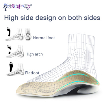 Princepard Orthopedic Insoles for Children 3D Flat Feet Arch Support Shoe Pads Inserts Shock-Absorption Comfortable Insoles