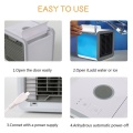 Mini USB Portable Air Cooler Fan Air Conditioner 7 Colors Light Desktop Air Cooling Fan Humidifier Purifier For Office Bedroom