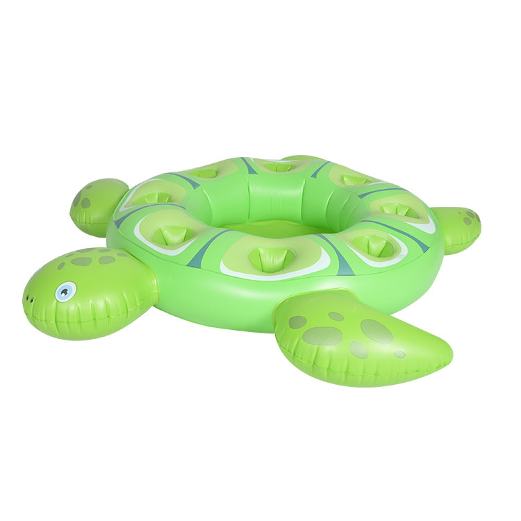 Sea turtle inflatable tray inflatable cooler pool float