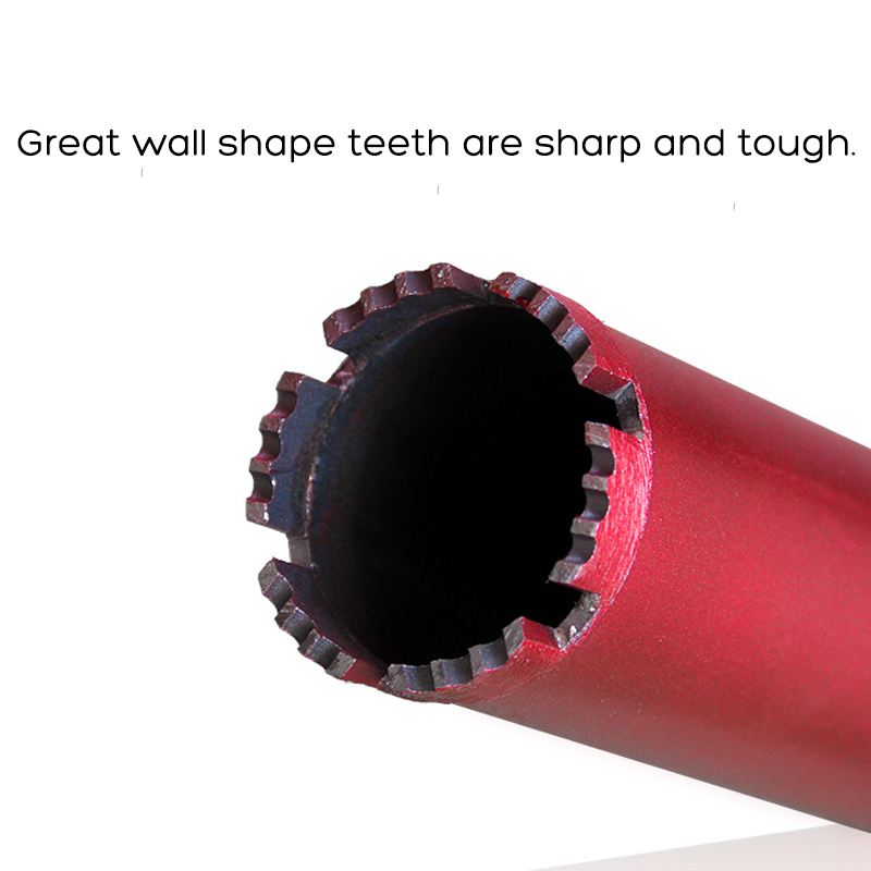 450mm Length Diamond Core Drill Bit Set for Stone Concrete Tap Water Heater Air Conditioning Toilet Pipe Hole Puncher Hole Drill