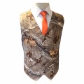 realtree camouflage man vests with tie groom wear camo formal vest free shipping