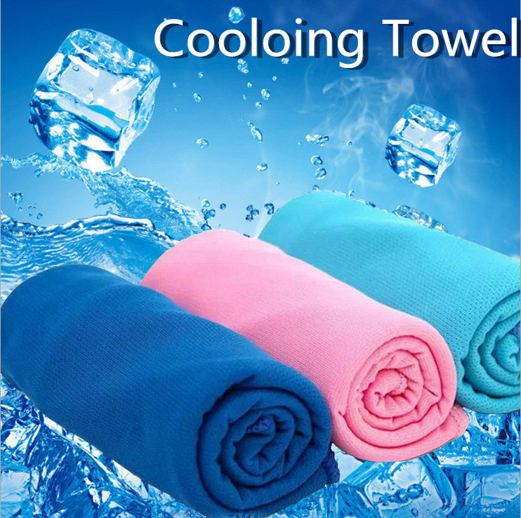 Rapid Cooling Ice Face Towel Microfiber Sport Towel Quick-Dry Beach Towels Swimming Enduring Instant Chill Fitness Yoga Towels