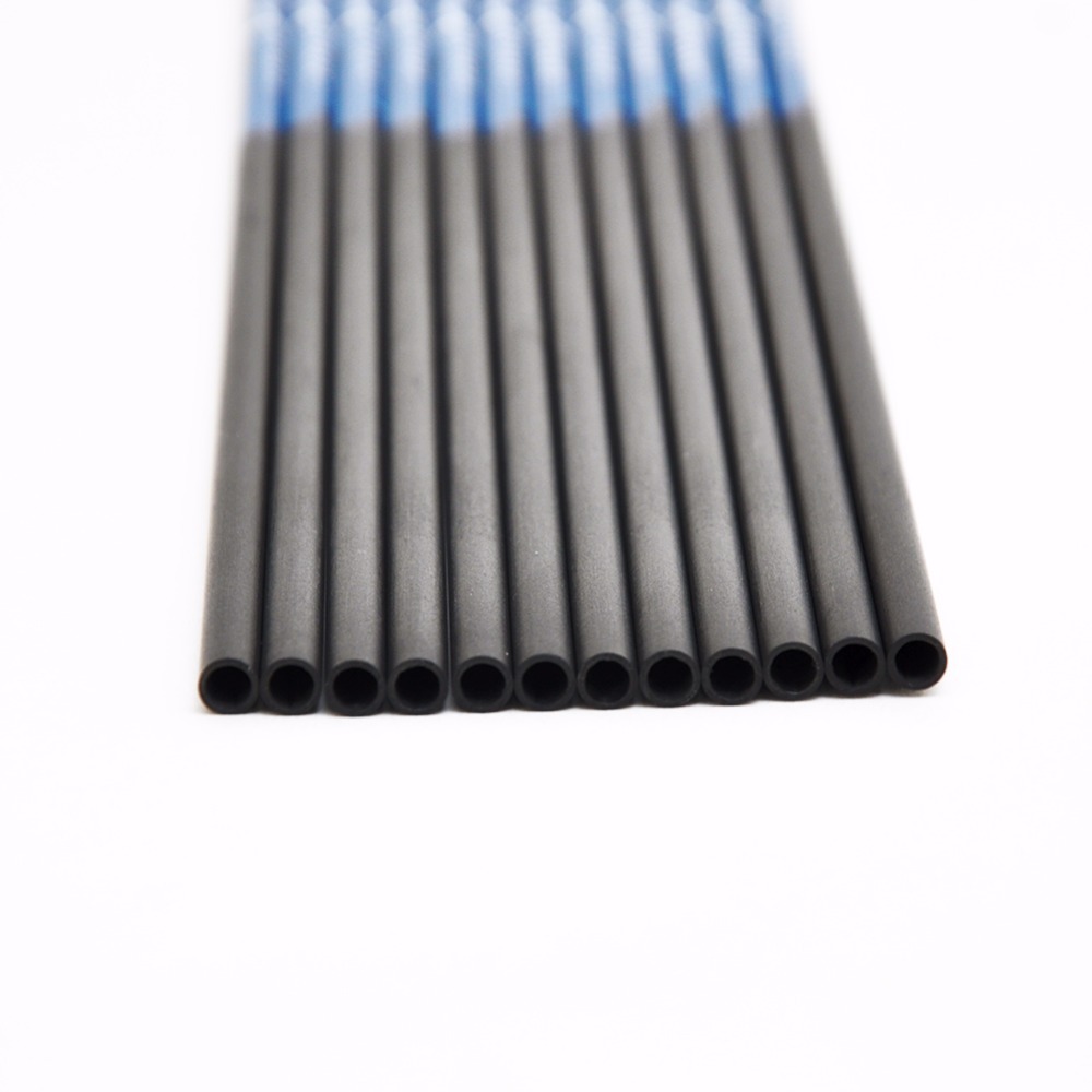 Archery Carbon Arrows Shaft ID4.2mm Spine 400-900 1.75inch Plastic Vanes 80 Grain Points for Recurve Bow Archery shooting 12pcs