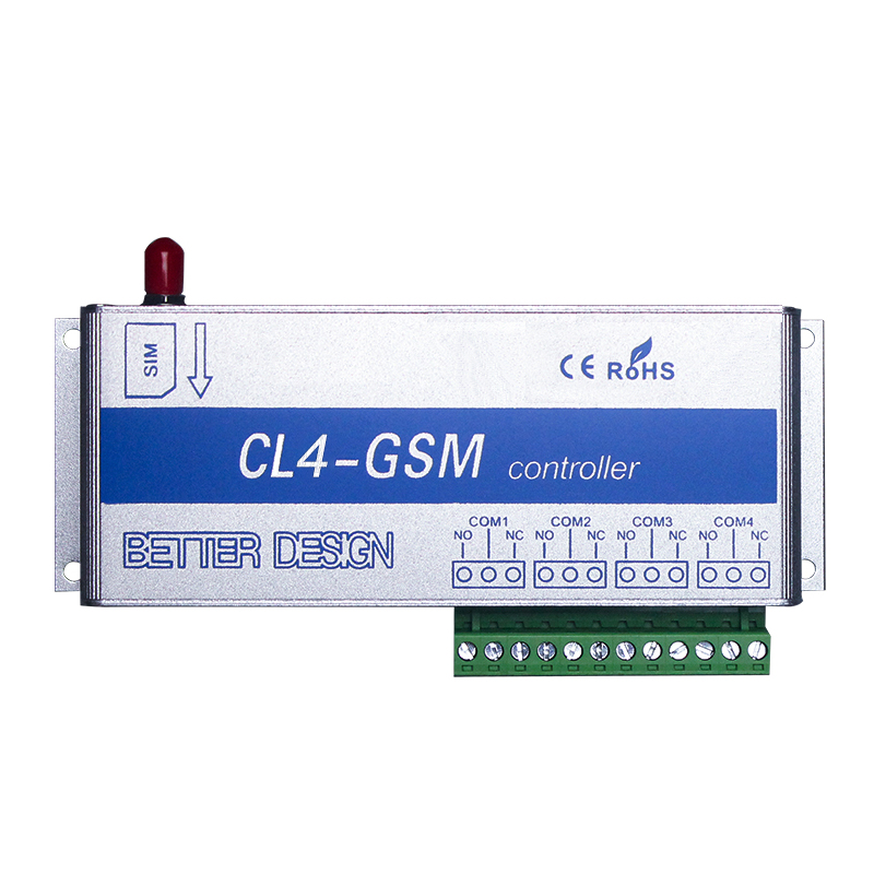 NEW US /UK /EU Plug 4 relays output GSM Switch SMS Controller CL4-GSM for control light and home appliances