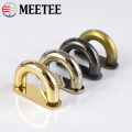 Meetee 5/10pcs 13mm Metal D Ring Buckle Connection Alloy Shoes Bags Arch Bridge Buckles DIY Sewing Hardware Accessories AP523