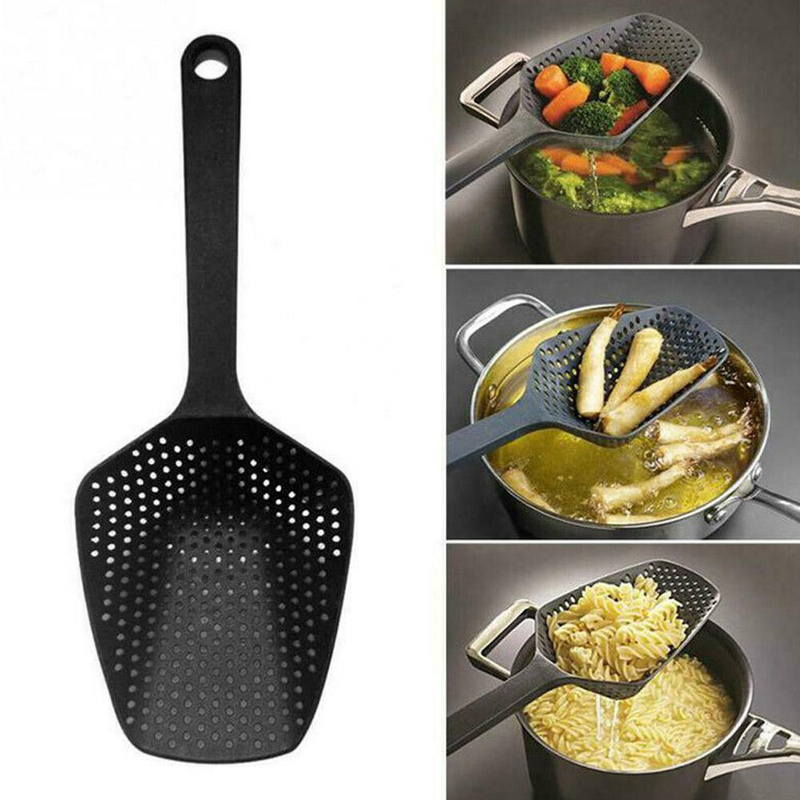 Nylon Strainer Scoop Colander Kitchen Accessories Gadgets Drain Veggies Water Scoop Gadget Cooking Tools Large 8 Colors