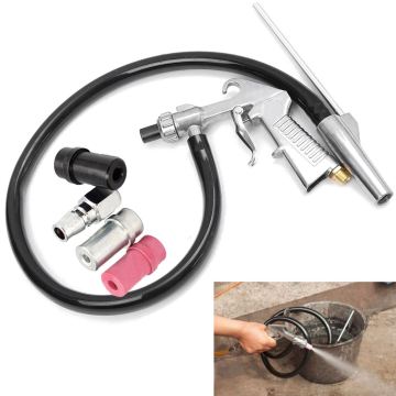 High quality Air Sand Blasting Gun kit Sandblaster kit Sandblasting Blast Gun+3 Nozzles+Connector+Tube Derusting Tool Kit