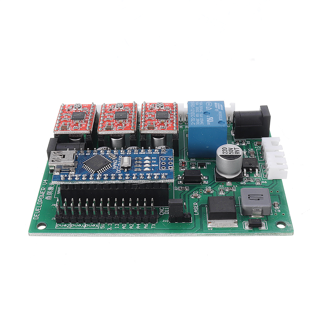 3 Axises Control Board 3018 CNC Router GRBL USB Stepper Motor Driver DIY Laser Engraver Milling Engraving Machine Controller