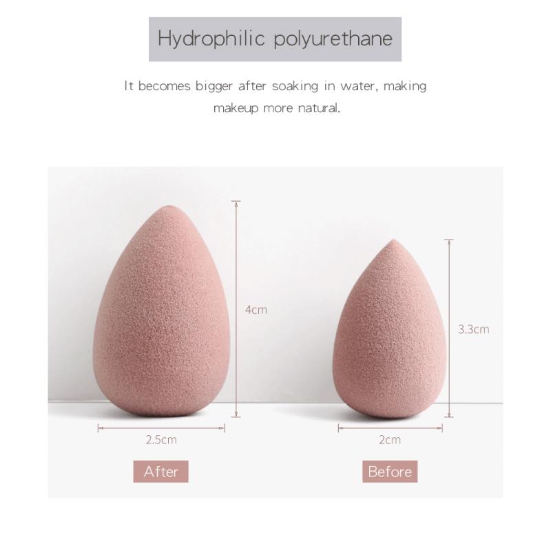 10/1PCS Mini Makeup Puff Wet Dry Use Foundation Concealer Puff Powder Smooth Water Drop Non-latex Cosmetic Sponges Beauty Tool