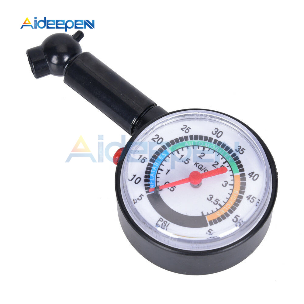 Tire Air Pressure Guage Automobile Bike Motor Truck Auto Air PSI Tyre Meter Vehicle Tester Gage Tyres Monitoring Measuring Tool