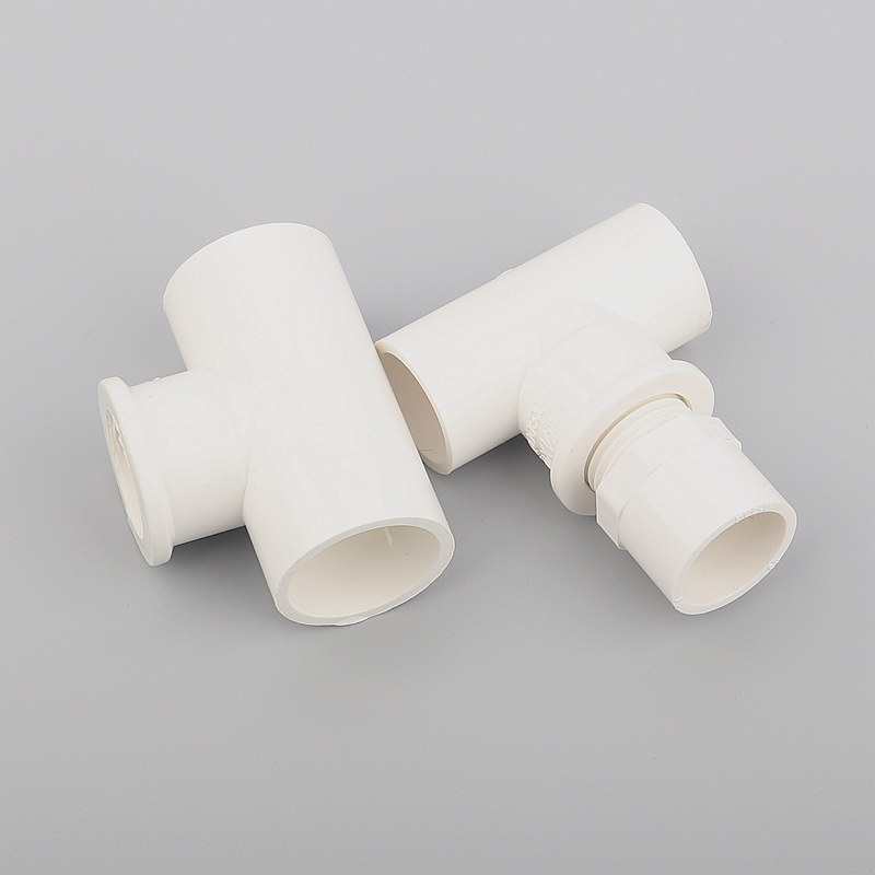 1pc 1 Way Female Thread Tee Connector PVC Inner Dia 20 mm*1/2"25*1/2"25*3/4"32*1/2"32*3/4"32*1" Pipe Fitting Adapter Irrigation