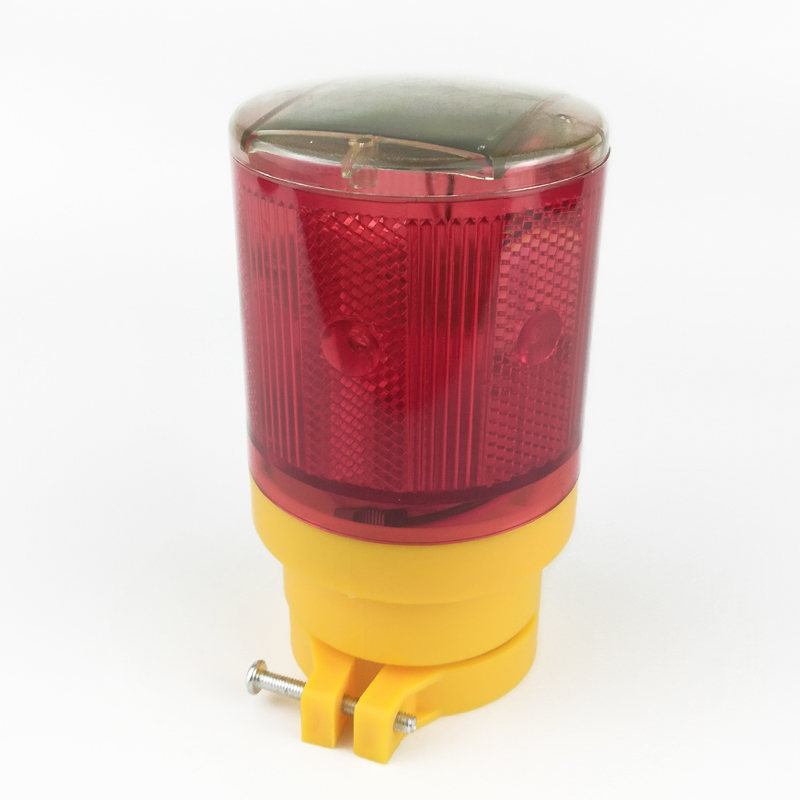 1Pcs Solar Warning 6 LED Light Blinker Flash Bulb Traffic Light led For Construction site Harbor Road Emergency Lighting