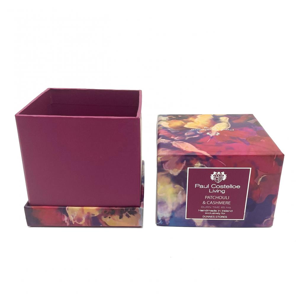 Floral Printing Candle Box