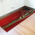 Floor Rug Doormat Mat Pad Carpet Santa Claus Flannel Non-Slip Colorful Comfortable Cartoon Home Xmas Festival Ornament