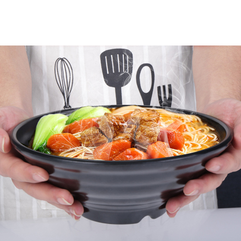 Ramen Melamine Fruit Salad Fast Food Tableware Japanese Style Frosted Noodles Bowl