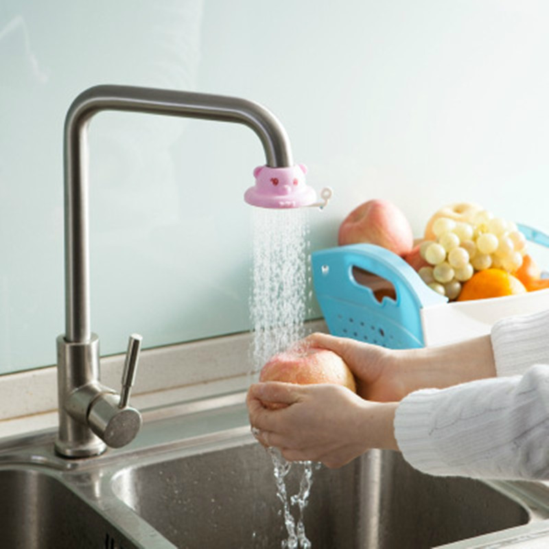 Kitchen Faucet Extender for Children's Hand Washing Kitchen Goods Kitchen Accessories Faucet Water-saving Sprayer Q.
