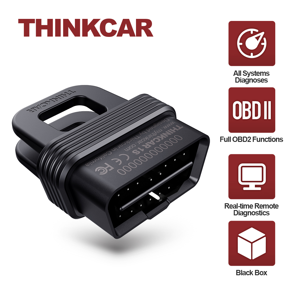 THINKCAR 1S OBD2 Scanner Code Reader Car Full System Diagnostic Tool Full OBDII Functions Automotivo DTCs Lookup Print Report